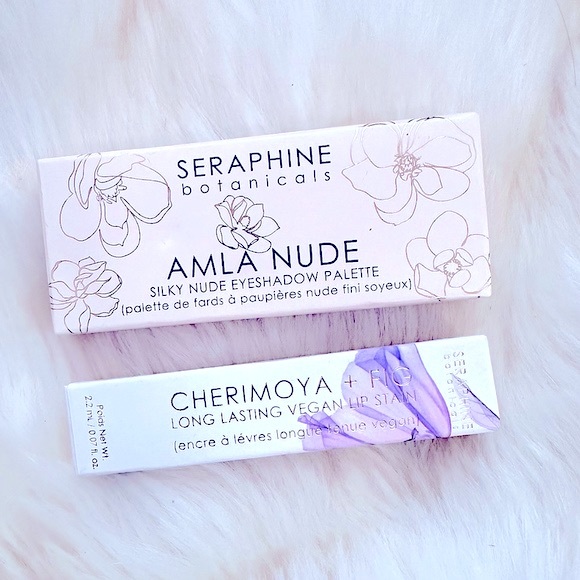 SERAPHINE’S Botanicals [2pc Cherimoya+Fig Lasting Lip Satin+Silky Nude Shadow’s] - Picture 5 of 16